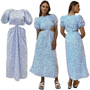 Faithful the Brand Martine Floral Print Alessandria
Maxi Cut Out Floral Dress